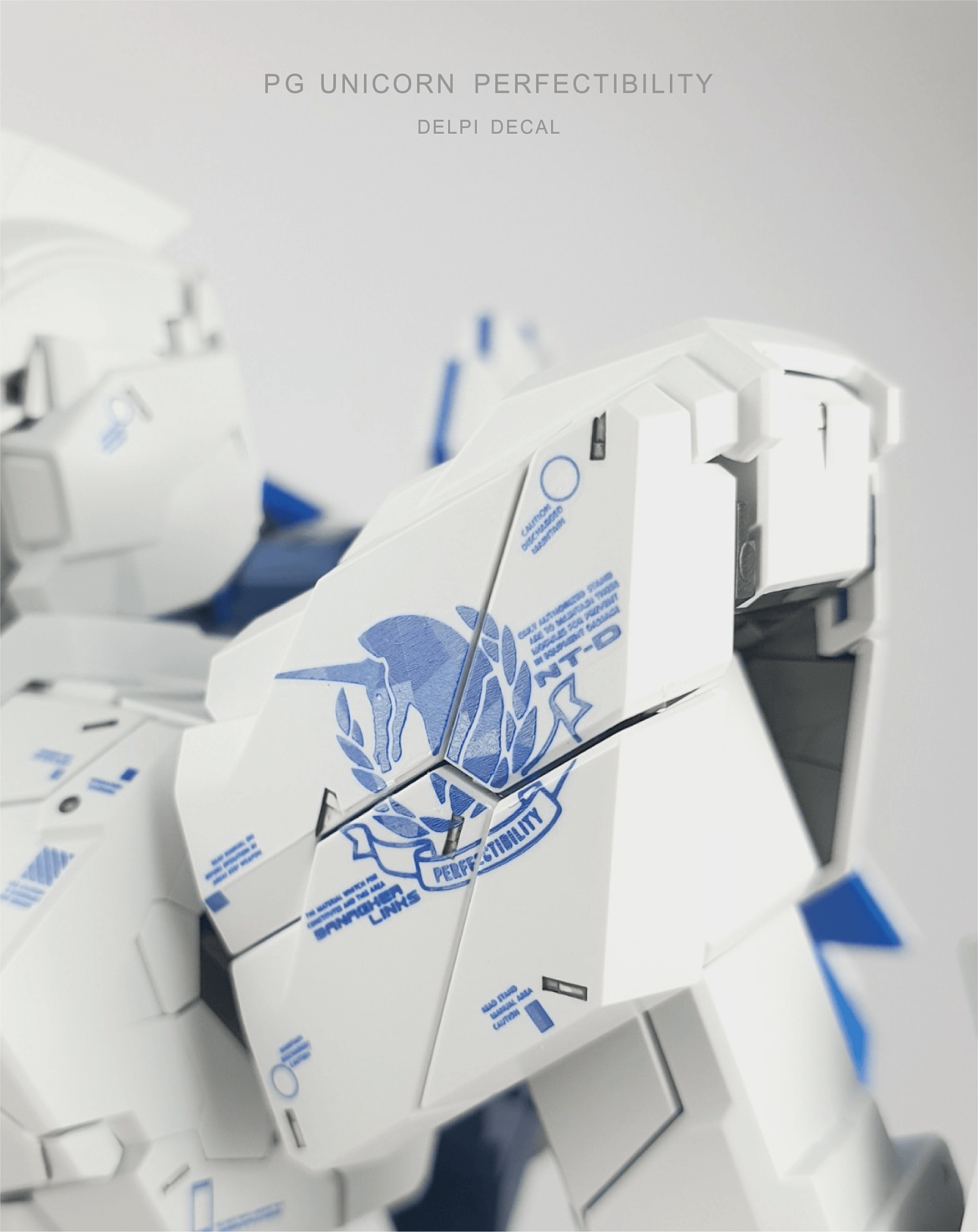 PG PERFECTIBILITY WATER DECAL (Blue Holo) - Trinity Hobby