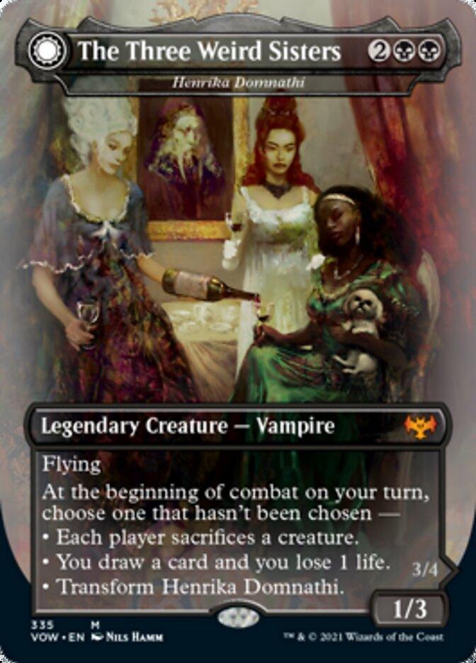 Henrika Domnathi // Henrika, Infernal Seer - The Three Weird Sisters // Fiends of Darkest Night [Innistrad: Crimson Vow] - Trinity Hobby