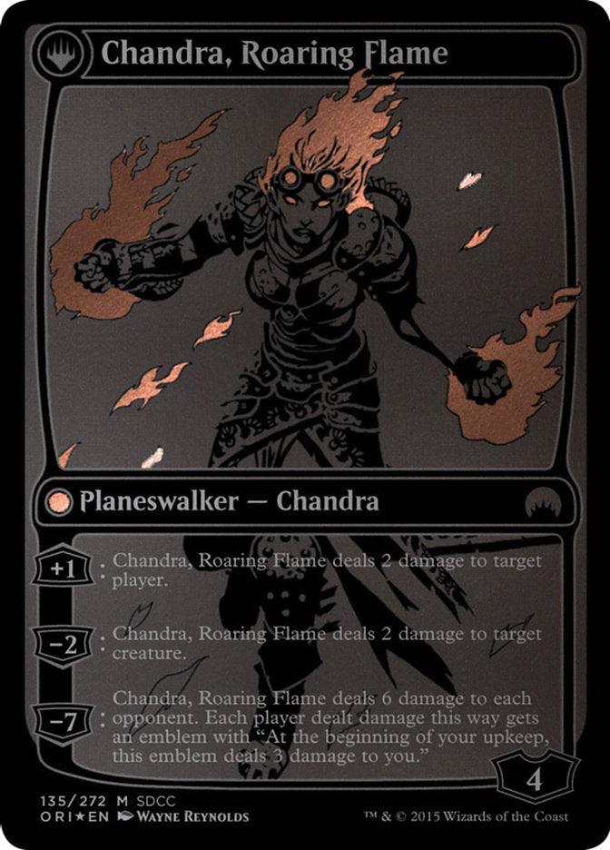 Chandra, Fire of Kaladesh // Chandra, Roaring Flame [San Diego Comic-Con 2015] - Trinity Hobby