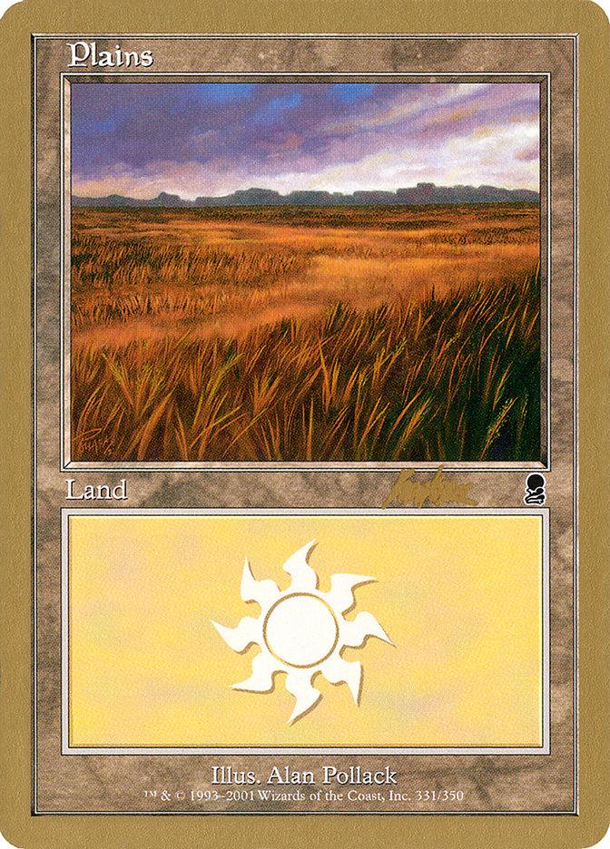 Plains (bk331a) (Brian Kibler) [World Championship Decks 2002] - Trinity Hobby