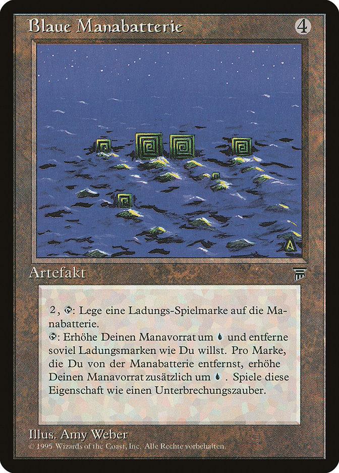 Blue Mana Battery (German) - "Blaue Manabatterie" [Renaissance] - Trinity Hobby