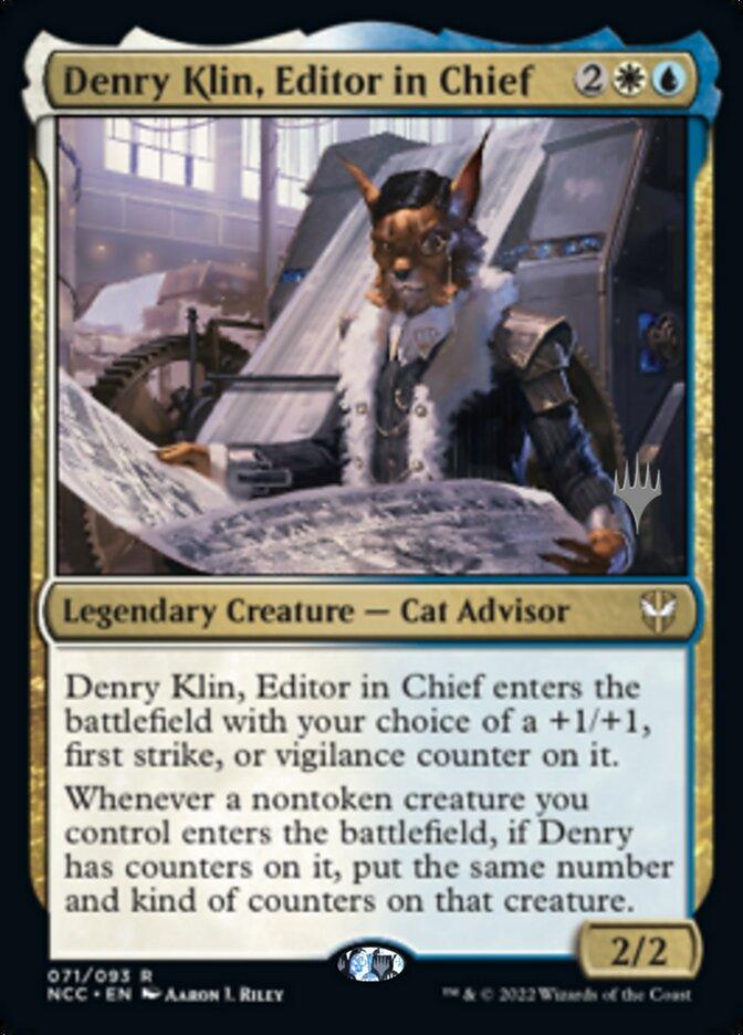 Denry Klin, Editor in Chief (Promo Pack) [Streets of New Capenna Commander Promos] - Trinity Hobby