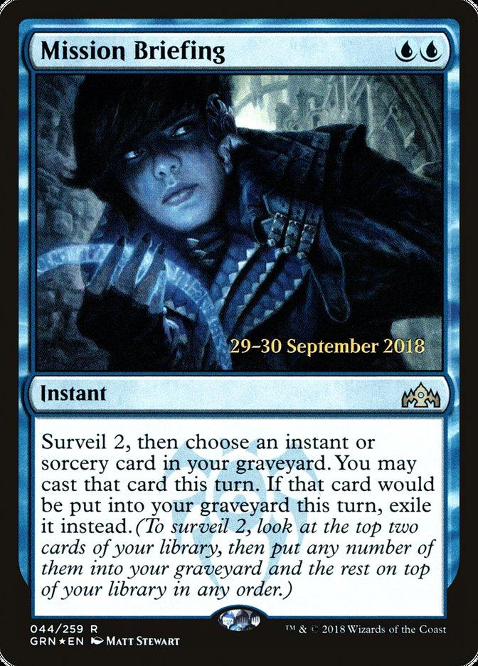 Mission Briefing [Guilds of Ravnica Prerelease Promos] - Trinity Hobby
