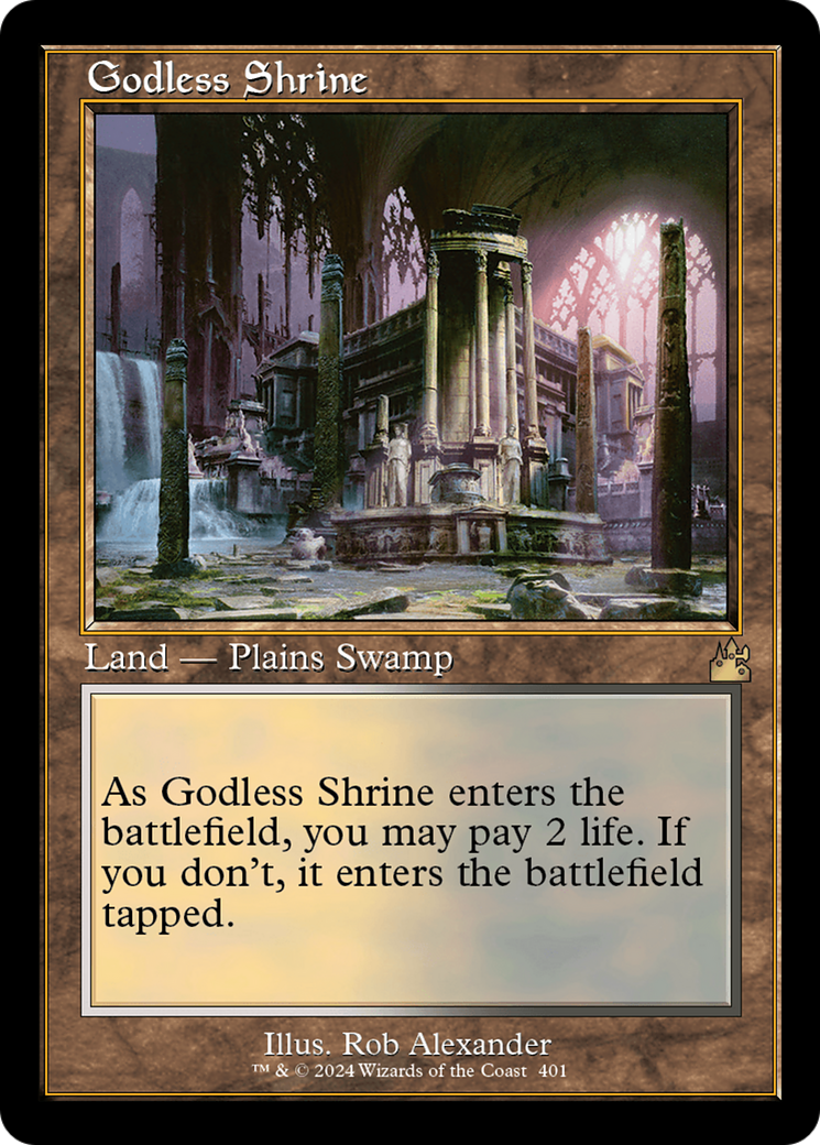 Godless Shrine (Retro) [Ravnica Remastered] - Trinity Hobby