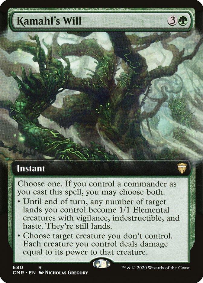 Kamahl's Will (Extended Art) [Commander Legends] - Trinity Hobby