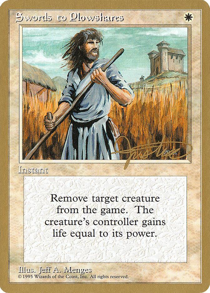 Swords to Plowshares (Mark Justice) [Pro Tour Collector Set] - Trinity Hobby