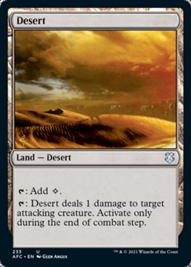 Desert [Dungeons & Dragons: Adventures in the Forgotten Realms Commander] - Trinity Hobby