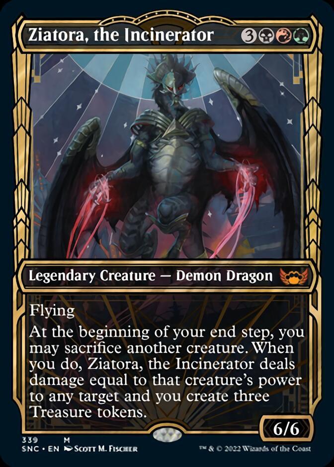 Ziatora, the Incinerator (Showcase Golden Age) [Streets of New Capenna] - Trinity Hobby