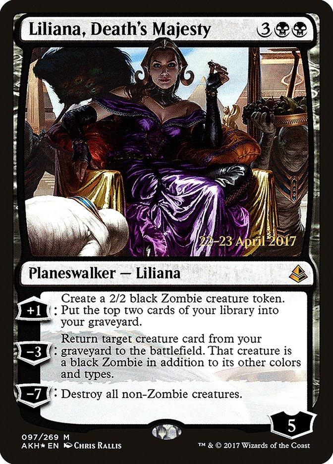 Liliana, Death's Majesty [Amonkhet Prerelease Promos] - Trinity Hobby