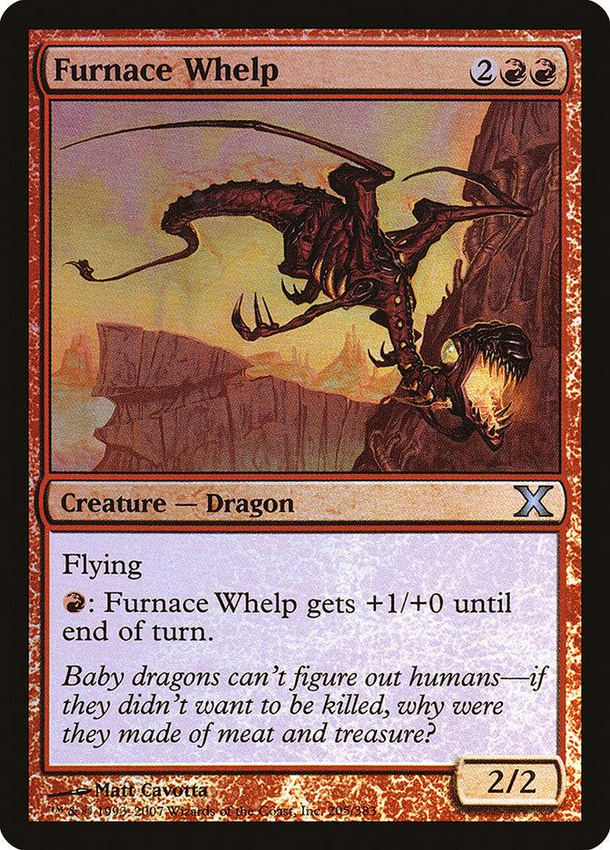 Furnace Whelp (Premium Foil) [Tenth Edition] - Trinity Hobby