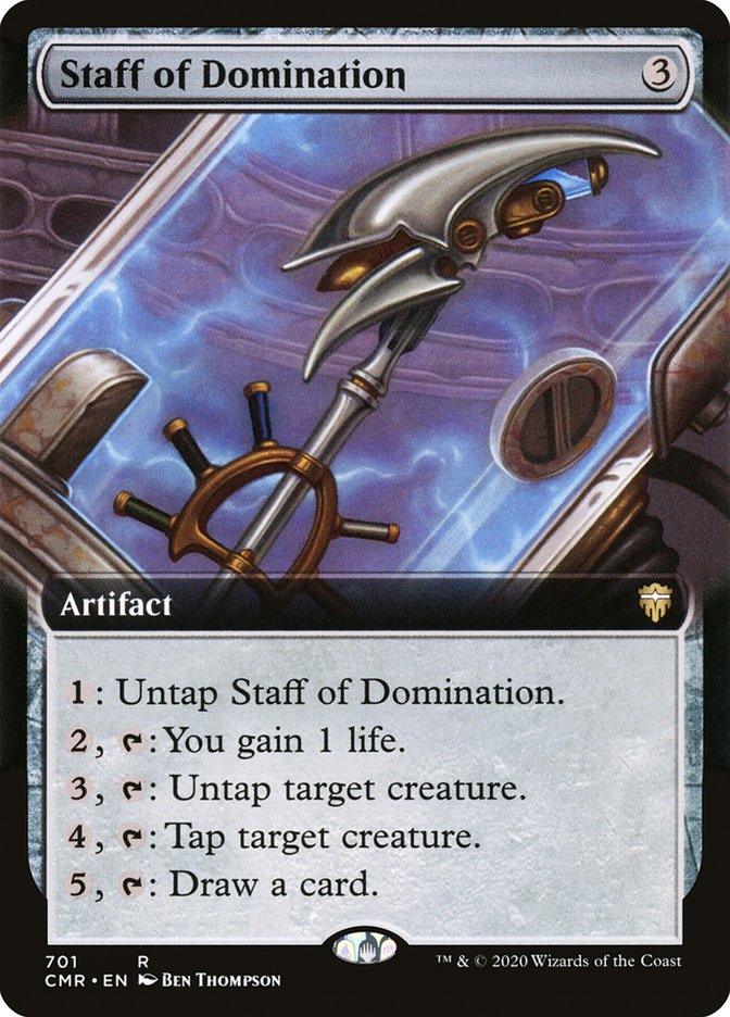 Staff of Domination (Extended Art) [Commander Legends] - Trinity Hobby
