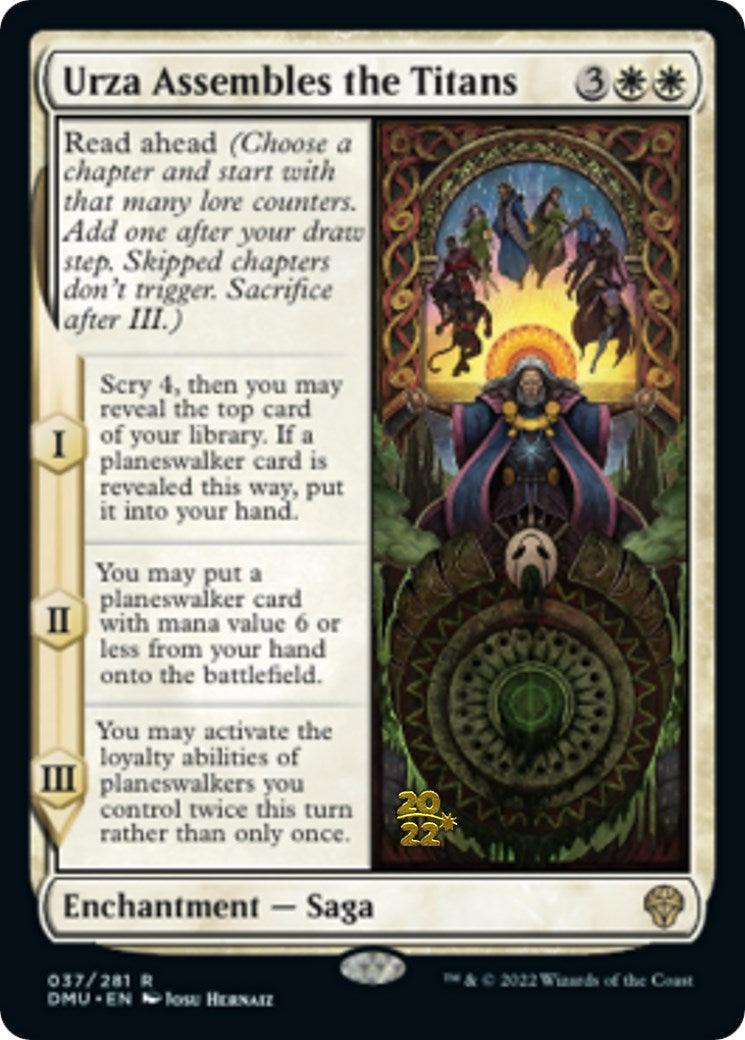 Urza Assembles the Titans [Dominaria United Prerelease Promos] - Trinity Hobby