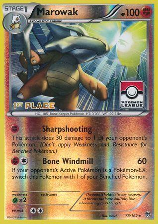 Marowak (78/162) (League Promo 1st Place) [XY: BREAKthrough] - Trinity Hobby