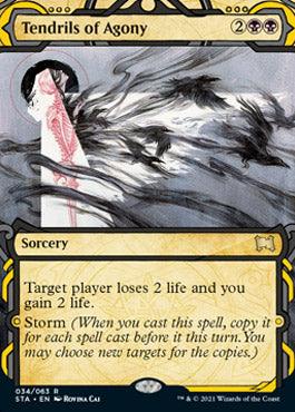 Tendrils of Agony (Foil Etched) [Strixhaven: School of Mages Mystical Archive] - Trinity Hobby
