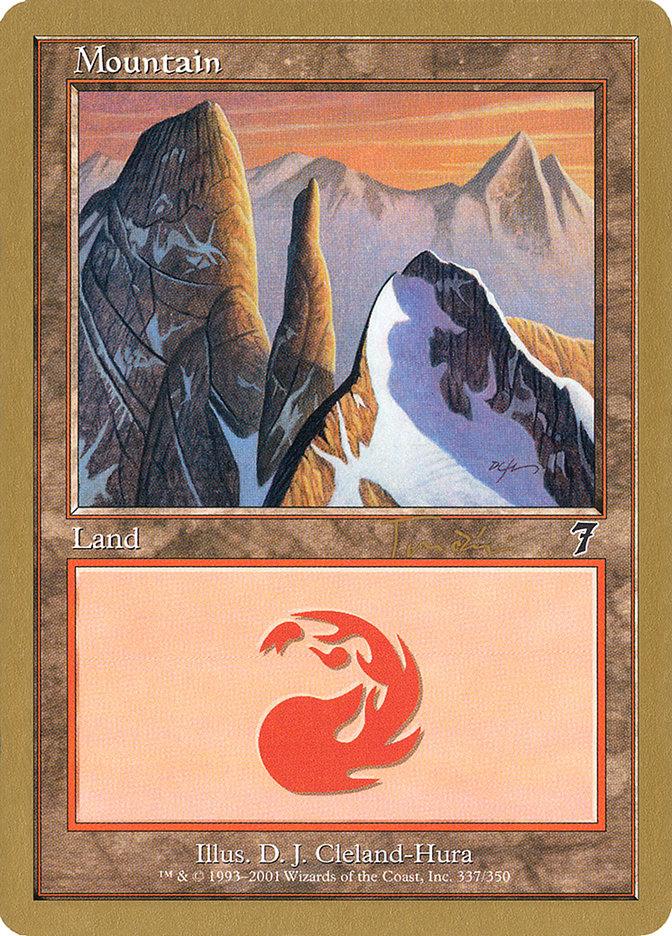 Mountain (jt337) (Jan Tomcani) [World Championship Decks 2001] - Trinity Hobby