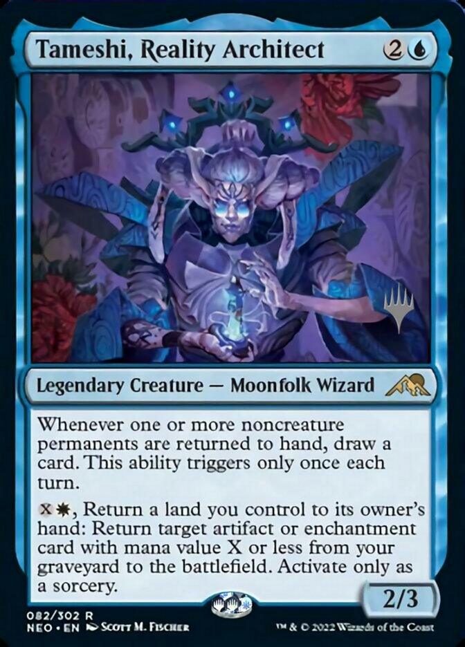 Tameshi, Reality Architect (Promo Pack) [Kamigawa: Neon Dynasty Promos] - Trinity Hobby