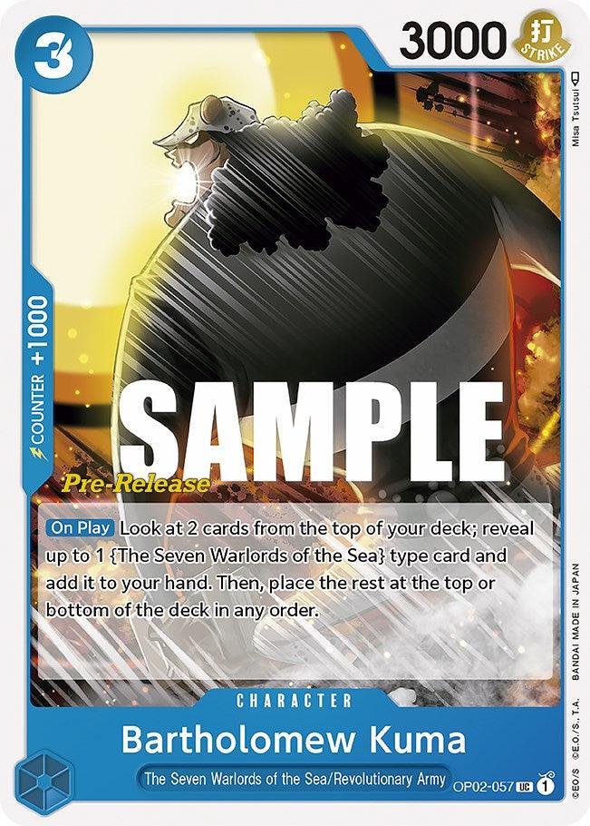 Bartholomew Kuma [Paramount War Pre-Release Cards] - Trinity Hobby