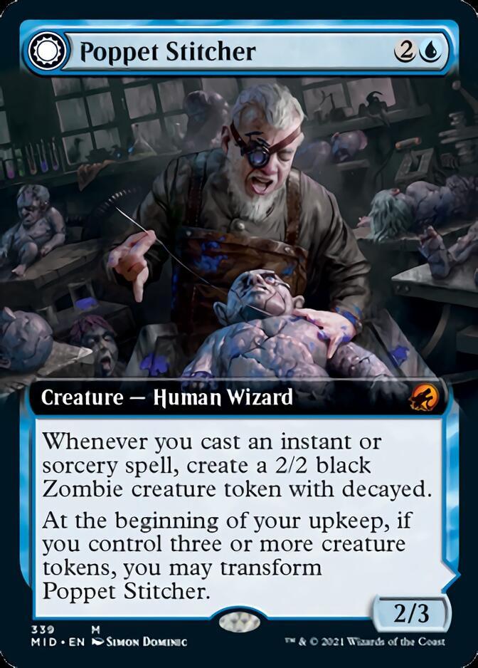 Poppet Stitcher // Poppet Factory (Extended Art) [Innistrad: Midnight Hunt] - Trinity Hobby