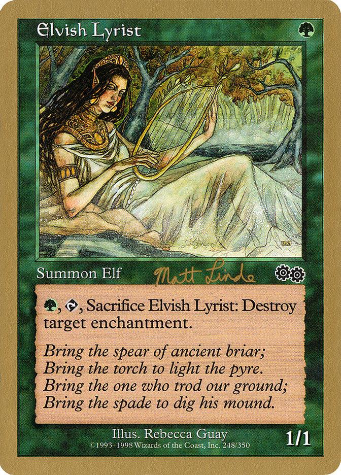 Elvish Lyrist (Matt Linde) [World Championship Decks 1999] - Trinity Hobby