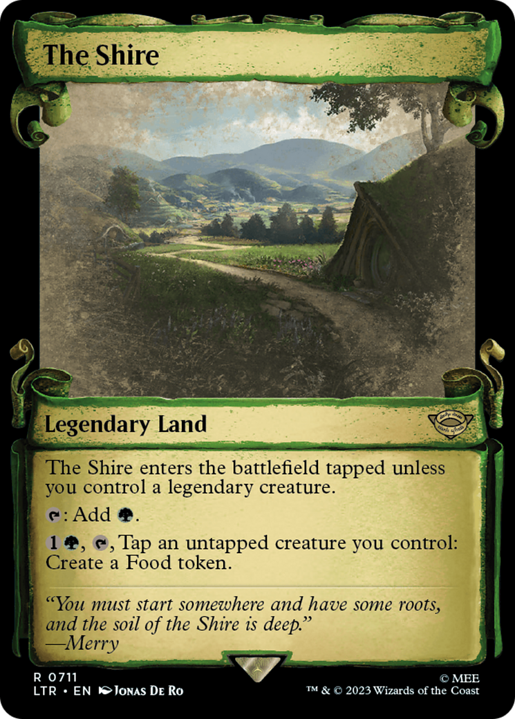 The Shire [The Lord of the Rings: Tales of Middle-Earth Showcase Scrolls] - Trinity Hobby