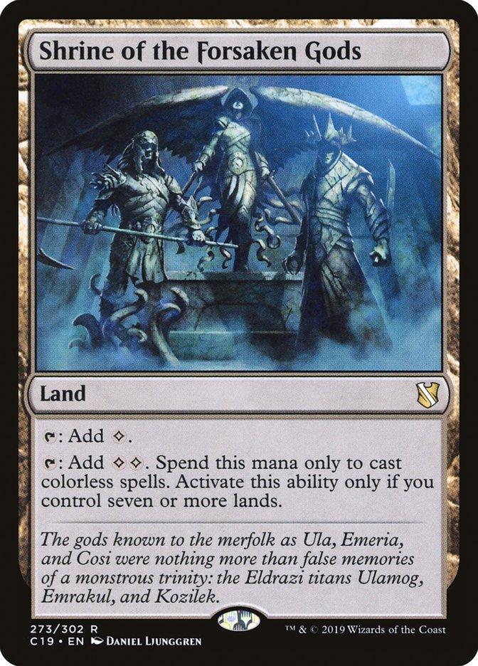 Shrine of the Forsaken Gods [Commander 2019] - Trinity Hobby