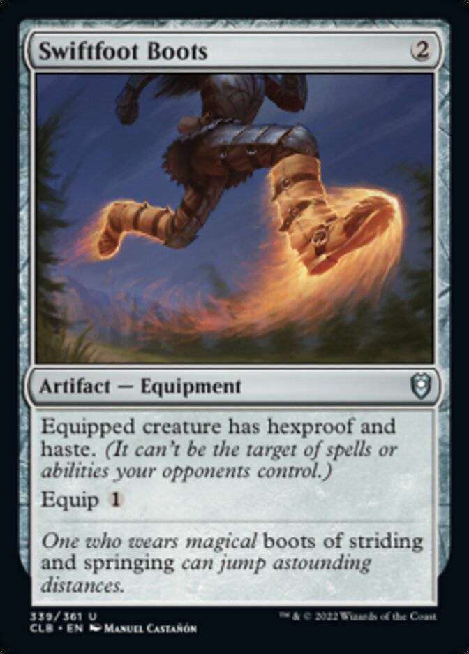 Swiftfoot Boots [Commander Legends: Battle for Baldur's Gate] - Trinity Hobby