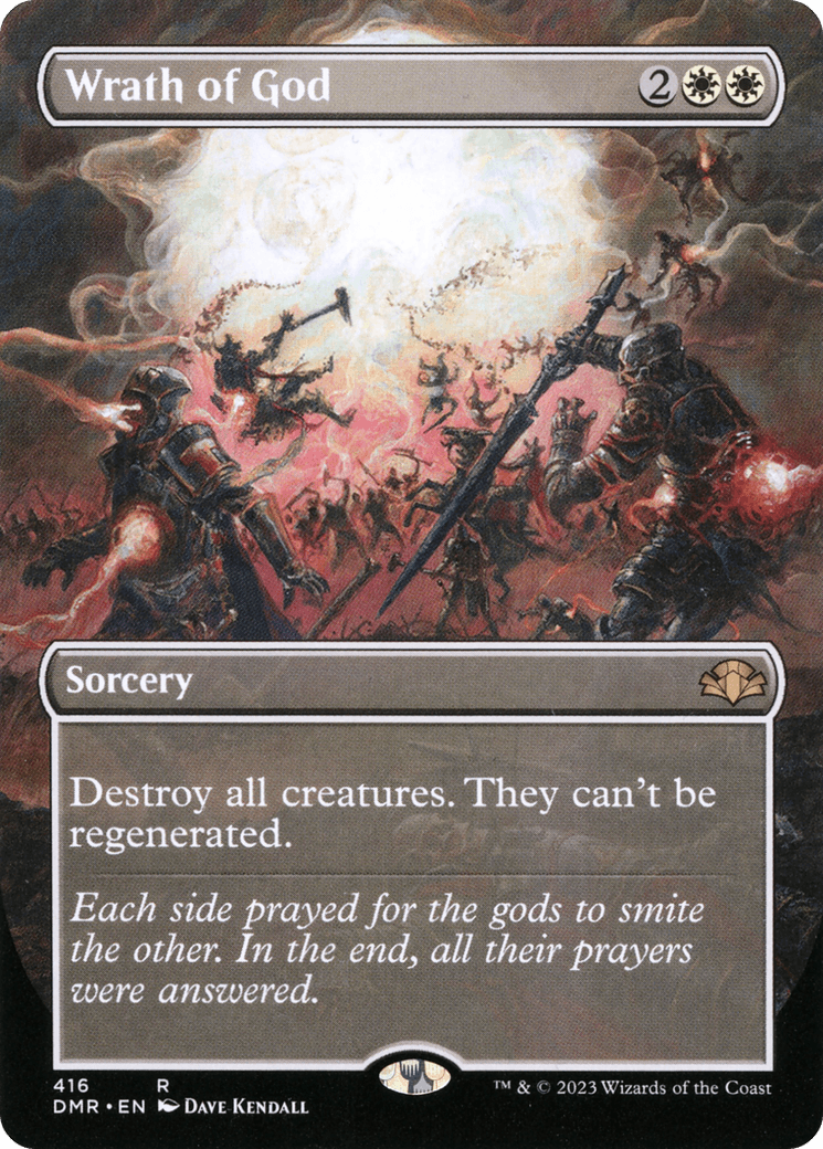 Wrath of God (Borderless Alternate Art) [Dominaria Remastered] - Trinity Hobby