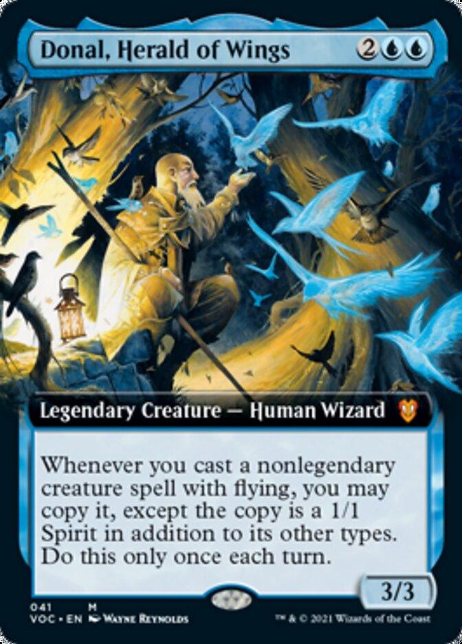 Donal, Herald of Wings (Extended Art) [Innistrad: Crimson Vow Commander] - Trinity Hobby