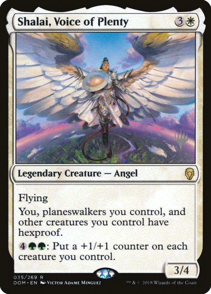Shalai, Voice of Plenty (Promo Pack) [Dominaria Promos] - Trinity Hobby