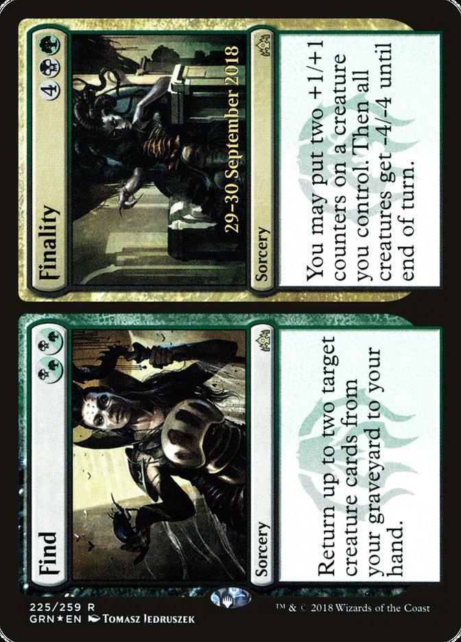 Find // Finality [Guilds of Ravnica Prerelease Promos] - Trinity Hobby
