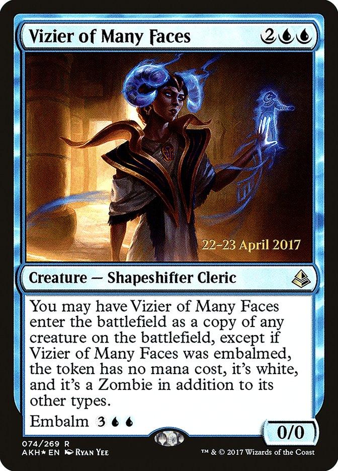 Vizier of Many Faces [Amonkhet Prerelease Promos] - Trinity Hobby