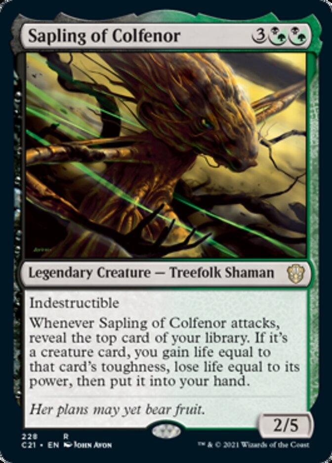 Sapling of Colfenor [Commander 2021] - Trinity Hobby