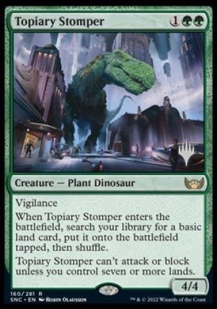 Topiary Stomper (Promo Pack) [Streets of New Capenna Promos] - Trinity Hobby