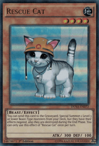 Rescue Cat [DUSA-EN072] Ultra Rare - Trinity Hobby