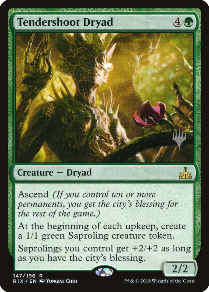 Tendershoot Dryad (Promo Pack) [Rivals of Ixalan Promos] - Trinity Hobby