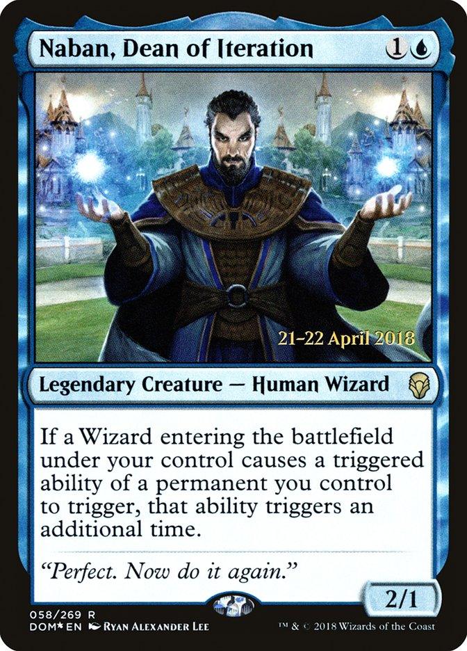 Naban, Dean of Iteration [Dominaria Prerelease Promos] - Trinity Hobby