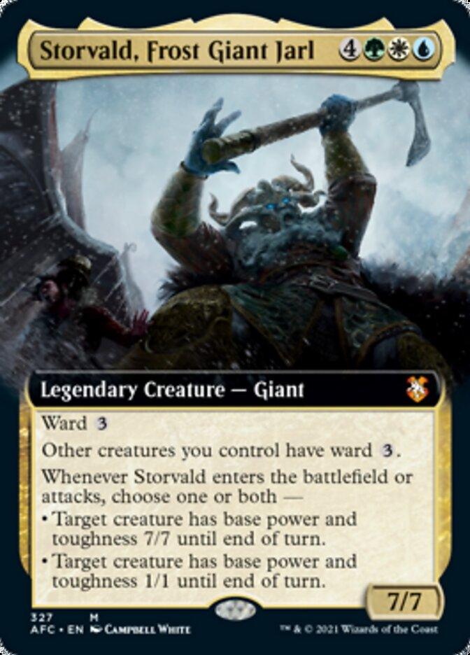 Storvald, Frost Giant Jarl (Extended Art) [Dungeons & Dragons: Adventures in the Forgotten Realms Commander] - Trinity Hobby