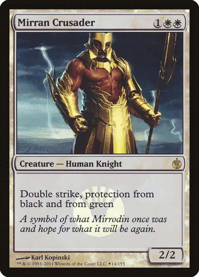 Mirran Crusader (Buy-A-Box) [Mirrodin Besieged Promos] - Trinity Hobby