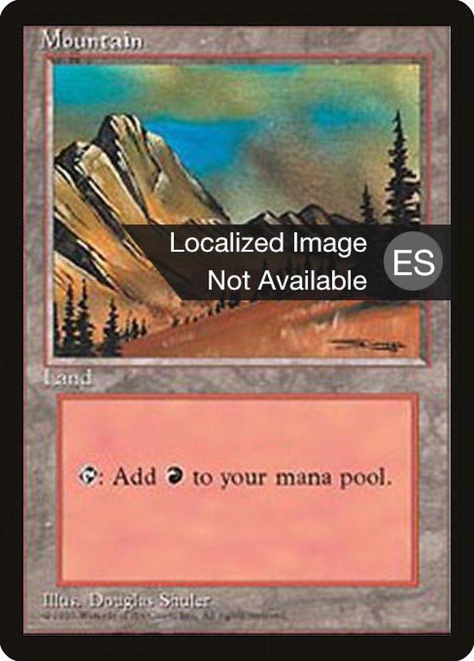 Mountain (C) [Fourth Edition (Foreign Black Border)] - Trinity Hobby