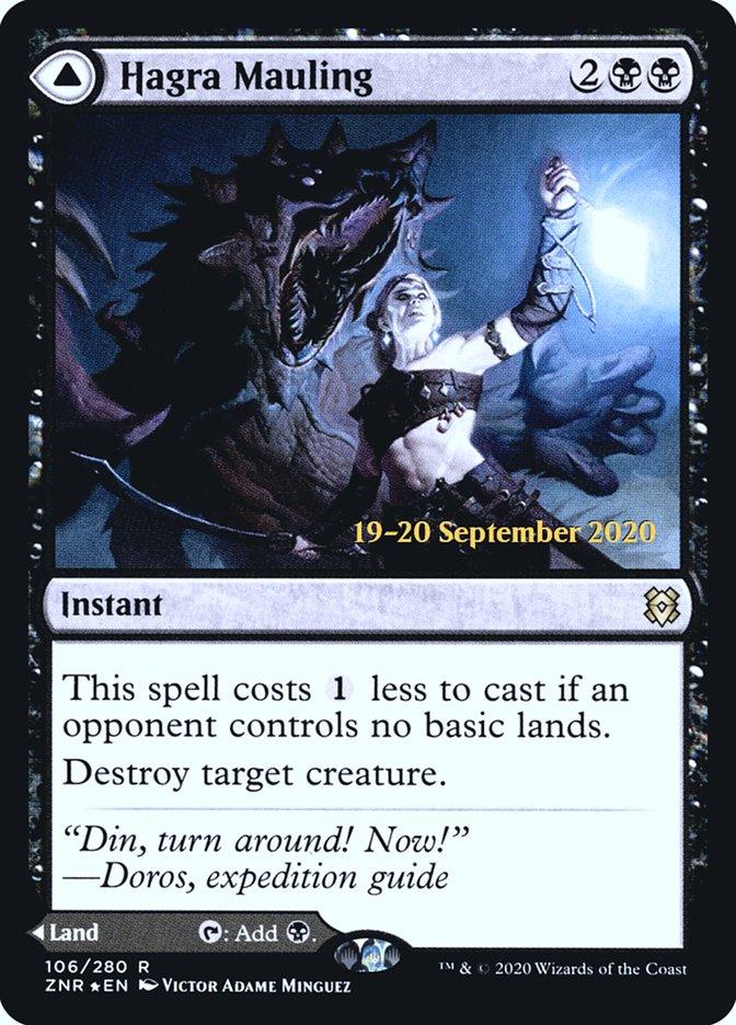 Hagra Mauling // Hagra Broodpit [Zendikar Rising Prerelease Promos] - Trinity Hobby