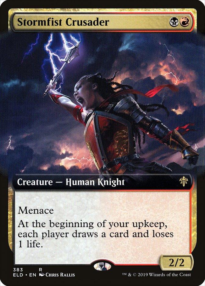 Stormfist Crusader (Extended Art) [Throne of Eldraine] - Trinity Hobby