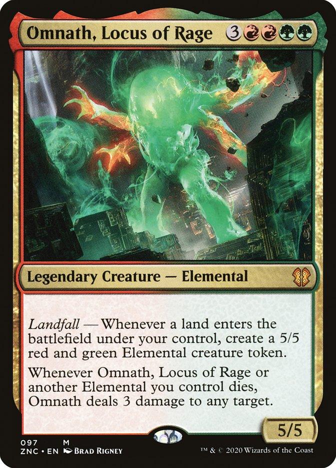Omnath, Locus of Rage [Zendikar Rising Commander] - Trinity Hobby