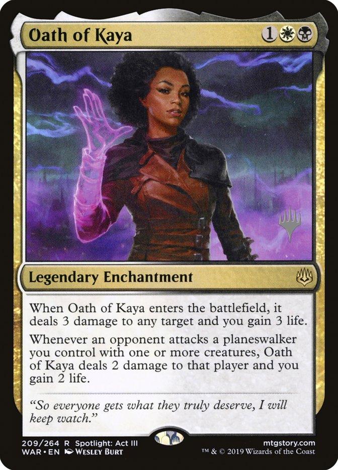 Oath of Kaya (Promo Pack) [War of the Spark Promos] - Trinity Hobby