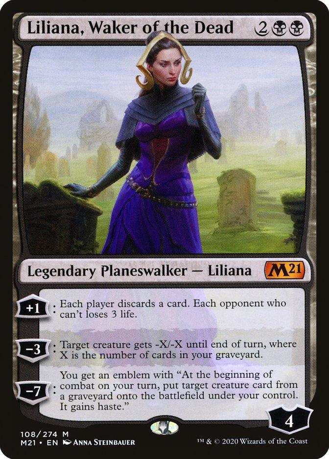 Liliana, Waker of the Dead [Core Set 2021] - Trinity Hobby