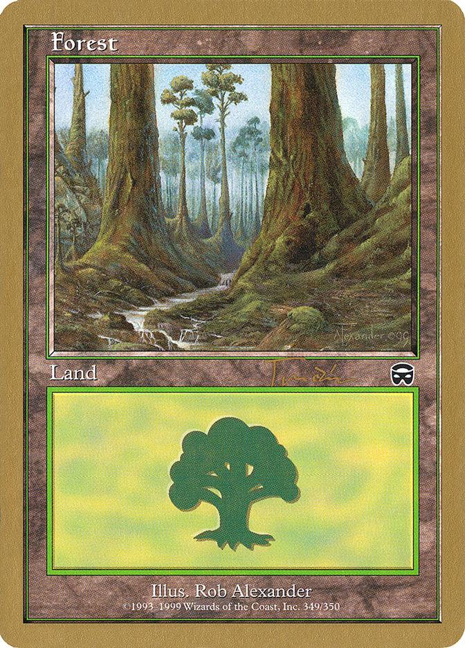 Forest (jt349) (Jan Tomcani) [World Championship Decks 2001] - Trinity Hobby