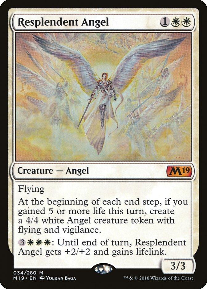 Resplendent Angel [Core Set 2019] - Trinity Hobby