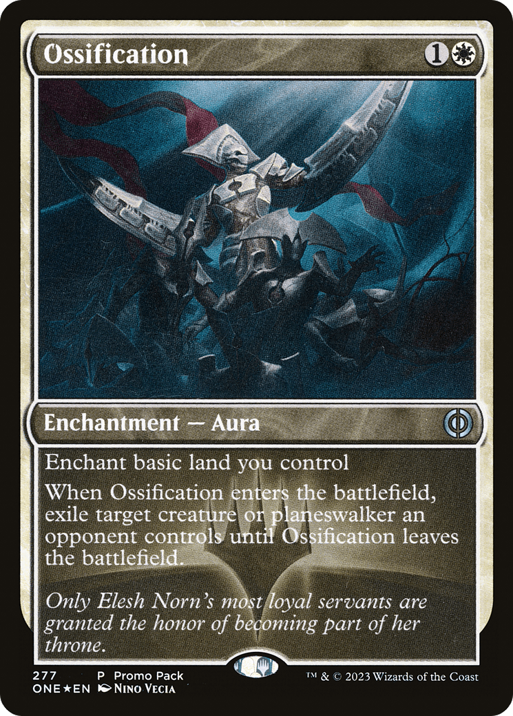 Ossification (Promo Pack) [Phyrexia: All Will Be One Promos] - Trinity Hobby