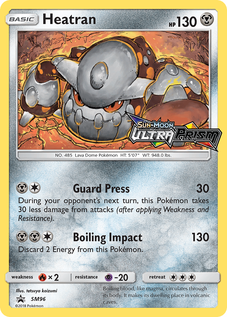 Heatran (SM96) [Sun & Moon: Black Star Promos] - Trinity Hobby
