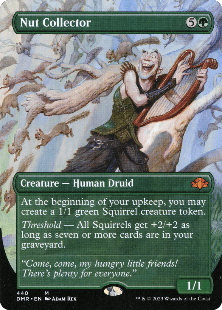 Nut Collector (Borderless Alternate Art) [Dominaria Remastered] - Trinity Hobby