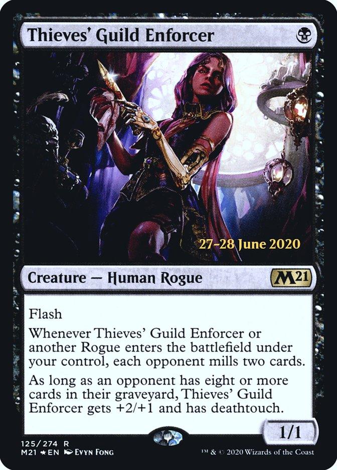 Thieves' Guild Enforcer [Core Set 2021 Prerelease Promos] - Trinity Hobby